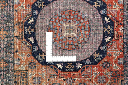 Tappeto Passatoia Mamluk Moderno Multicolore, Fatto a mano, 987x78cm