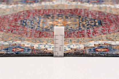 Tappeto Passatoia Mamluk Moderno Multicolore, Fatto a mano, 190x79cm