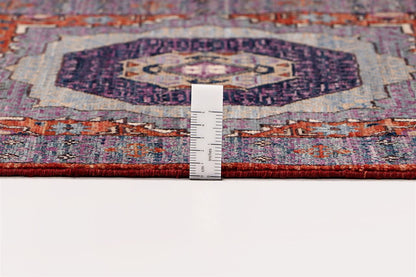 Tappeto Passatoia Mamluk Moderno Multicolore, Fatto a mano, 472x76cm