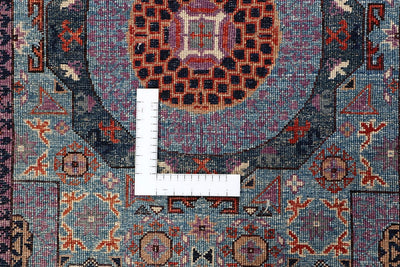 Tappeto Passatoia Mamluk Moderno Multicolore, Fatto a mano, 481x79cm - CarpetLiving