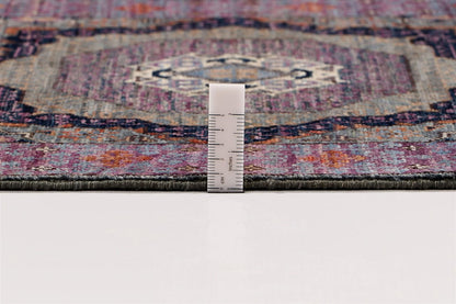 Tappeto Passatoia Mamluk Moderno Multicolore, Fatto a mano, 465x75cm