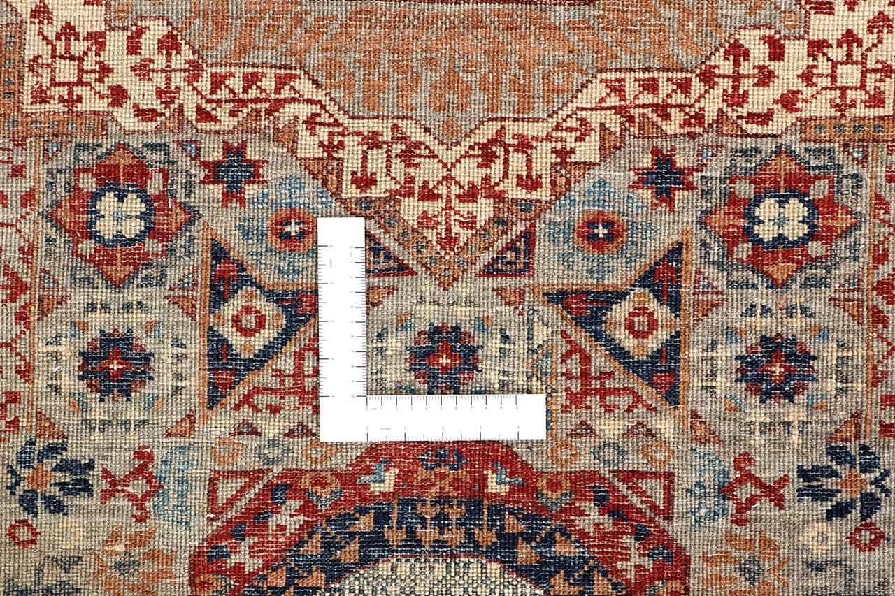 Tappeto Passatoia Mamluk Moderno Multicolore, Fatto a mano, 305x80cm