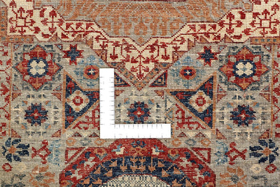 Tappeto Passatoia Mamluk Moderno Multicolore, Fatto a mano, 305x80cm - CarpetLiving