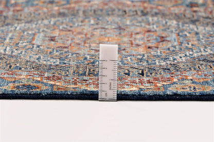 Tappeto Passatoia Mamluk Moderno Multicolore, Fatto a mano, 309x82cm