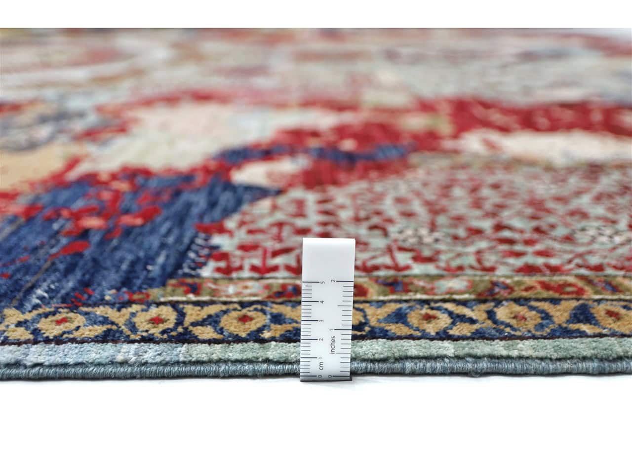 Tappeto Mamluk Moderno Multicolore, Fatto a mano, 446x379cm