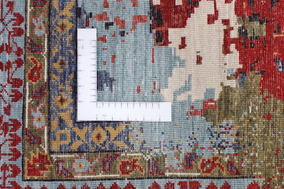 Tappeto Mamluk Moderno Multicolore, Fatto a mano, 446x379cm - CarpetLiving