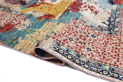 Tappeto Mamluk Moderno Multicolore, Fatto a mano, 452x359cm - CarpetLiving