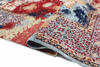 Tappeto Mamluk Moderno Multicolore, Fatto a mano, 446x359cm - CarpetLiving