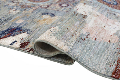 Tappeto Mamluk Moderno Multicolore, Fatto a mano, 208x148cm - CarpetLiving