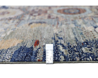 Tappeto Mamluk Moderno Multicolore, Fatto a mano, 208x148cm - CarpetLiving