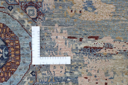 Tappeto Mamluk Moderno Multicolore, Fatto a mano, 208x148cm