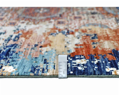 Tappeto Mamluk Moderno Multicolore, Fatto a mano, 207x150cm