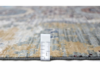 Handmade Multicolour Modern Mamluk Rug, 210x148cm