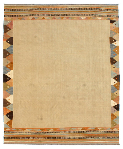 Tappeto Kilim Kaudani Afghan fatto a mano multicolore 398x296cm
