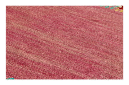 Tappeto Kilim Kaudani Afghan fatto a mano multicolore 292x244cm