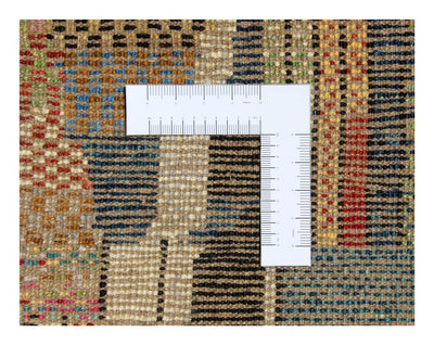 Taimany - Tappeto Tribale in Lana Multicolore - Fatto a Mano 236x182cm - CarpetLiving