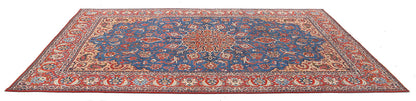 Tappeto Isfahan Antico Persiano Autentico | Annodato a Mano 350x260cm