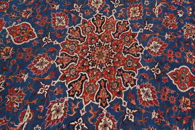 Authentic Antique Persian Isfahan Rug | Hand-Knotted 350x260cm