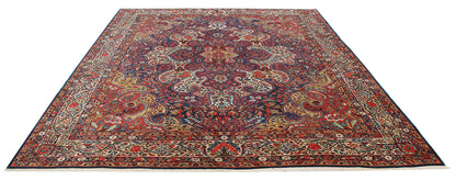 Tappeto Kerman Antico Persiano Autentico | Annodato a Mano 360x275cm