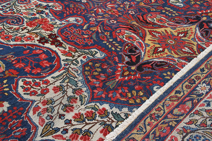 Tappeto Kerman Antico Persiano Autentico | Annodato a Mano 360x275cm