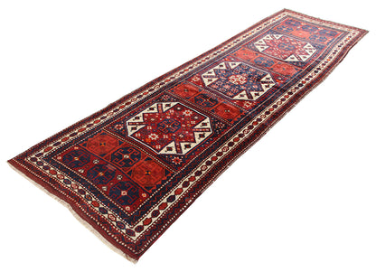 Tappeto Malayer Antico Persiano Autentico | Annodato a Mano 381x104cm