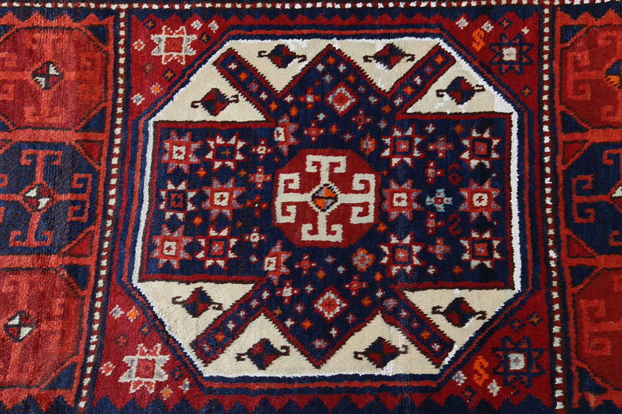 Tappeto Malayer Antico Persiano Autentico | Annodato a Mano 381x104cm