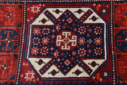 Tappeto Malayer Antico Persiano Autentico | Annodato a Mano 381x104cm