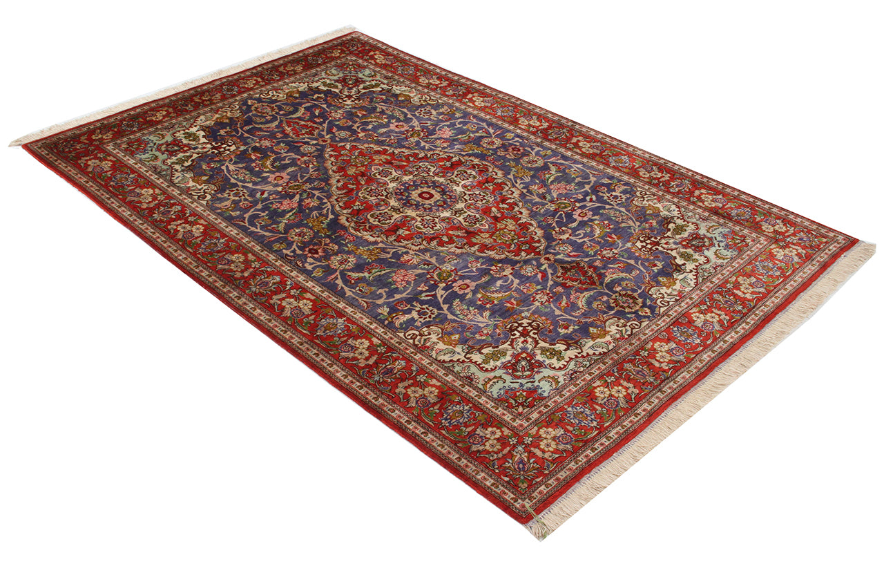 Persian Qum Silk Rug 201_139 cm