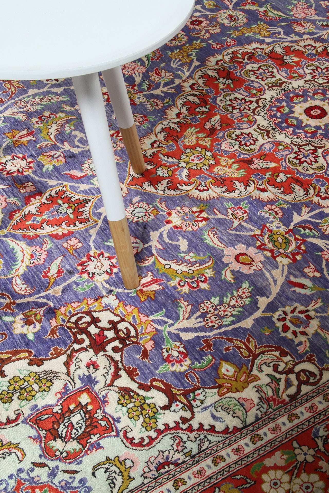 Persian Qum Silk Rug 201_139 cm