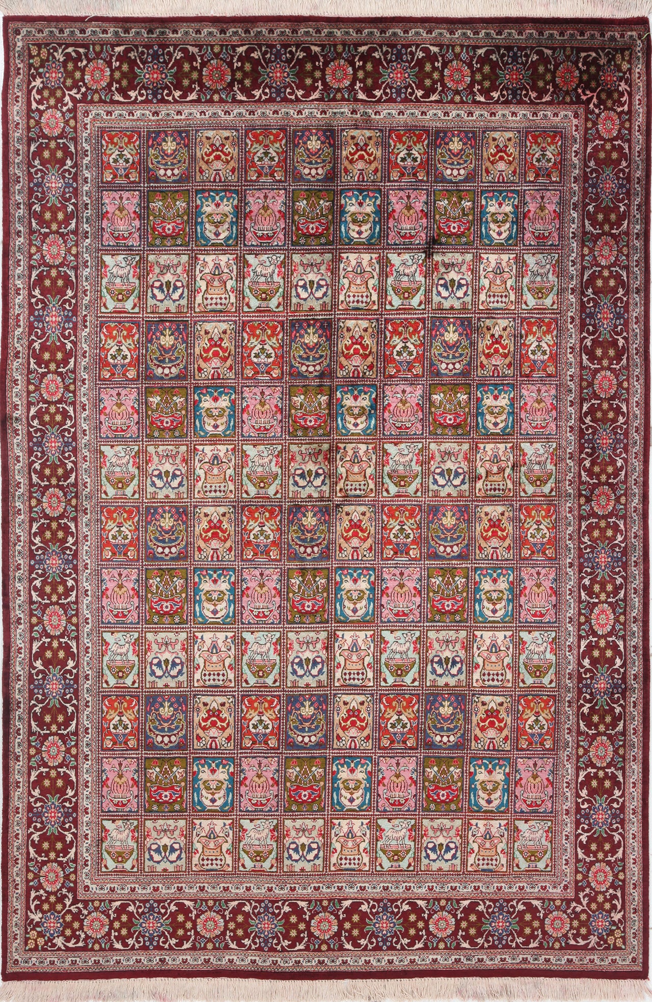 Persian Qum Silk Rug 202_131 cm
