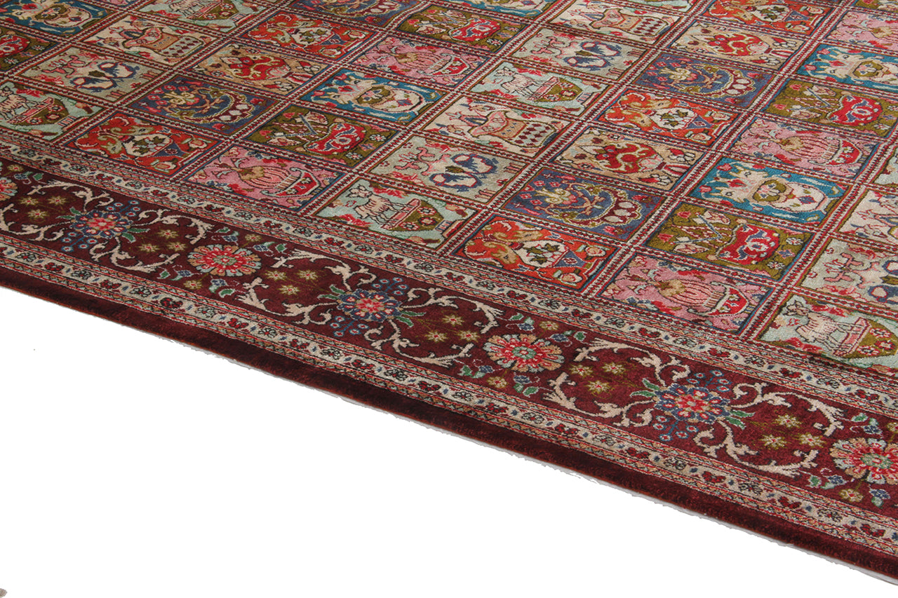 Persian Qum Silk Rug 202_131 cm