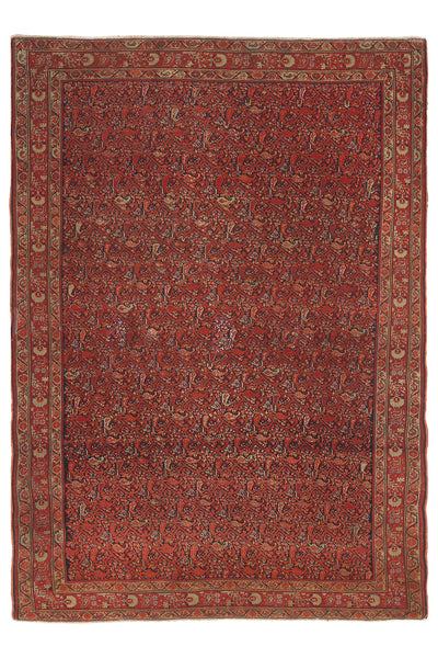 Tappeto Malayer Antico Persiano Autentico | Annodato a Mano 186x132cm - CarpetLiving