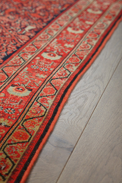 Tappeto Malayer Antico Persiano Autentico | Annodato a Mano 186x132cm - CarpetLiving