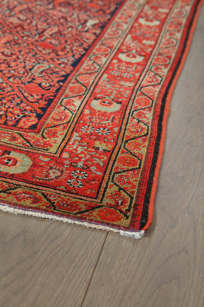 Tappeto Malayer Antico Persiano Autentico | Annodato a Mano 186x132cm - CarpetLiving