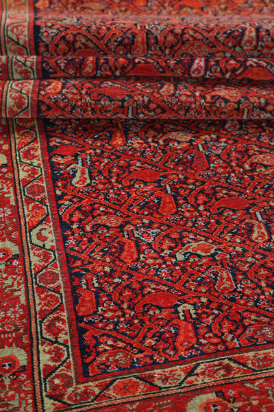 Tappeto Malayer Antico Persiano Autentico | Annodato a Mano 186x132cm - CarpetLiving