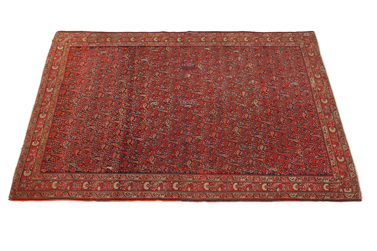 Tappeto Malayer Antico Persiano Autentico | Annodato a Mano 186x132cm