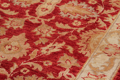 Ziegler wool runner rug, handmade, 316x80cm