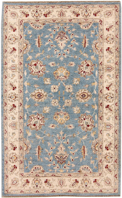 Ziegler wool carpet, handmade, 150x93cm
