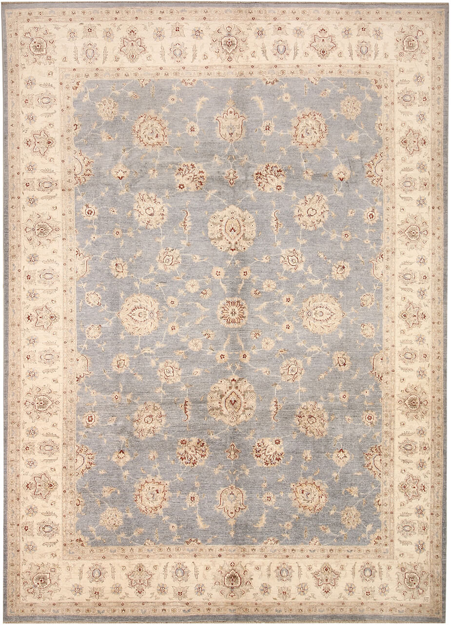 Ziegler wool carpet, handmade, 409x300cm