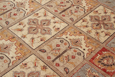 Ziegler wool carpet, handmade, 241x170cm