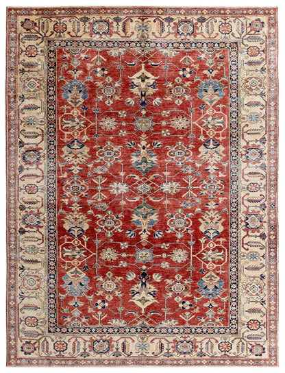 Handmade Premium Afghan Kazak Wool Rug, 320x242cm