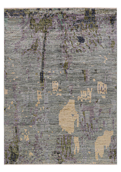 Handmade Modern Wool Rug, Abstract Design, 230x169cm