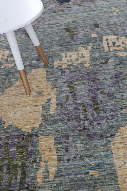 Handmade Modern Wool Rug, Abstract Design, 230x169cm