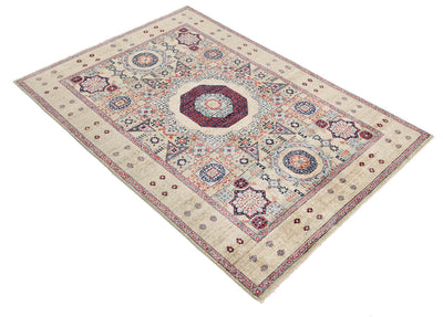 Tappeto Orientale Mamluk fatto a mano, multicolore 208x148cm - CarpetLiving