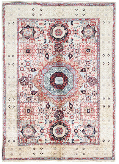 Tappeto Orientale Mamluk fatto a mano, multicolore 212x151cm - CarpetLiving