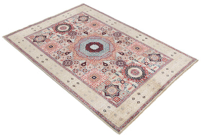 Tappeto Orientale Mamluk fatto a mano, multicolore 212x151cm - CarpetLiving