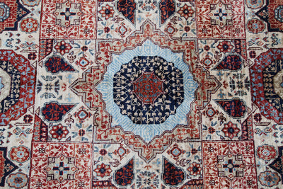 Tappeto Orientale Mamluk fatto a mano, multicolore 192x118cm - CarpetLiving
