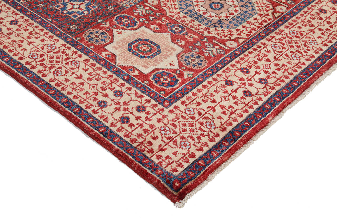 Tappeto Orientale Mamluk fatto a mano, multicolore 181x115cm
