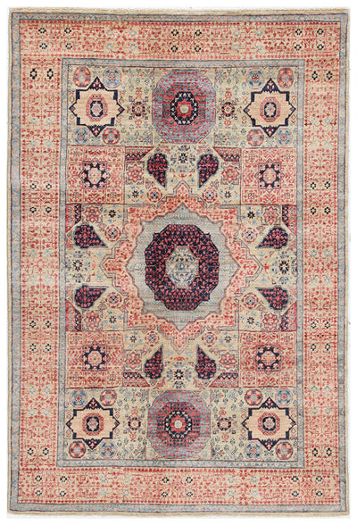 Tappeto Orientale Mamluk fatto a mano, multicolore 212x141cm - CarpetLiving