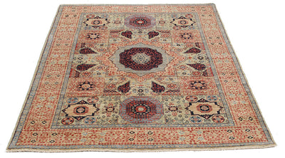 Tappeto Orientale Mamluk fatto a mano, multicolore 212x141cm - CarpetLiving